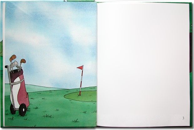 オリジナル絵本｢ゴルフの本｣ ページ2/3