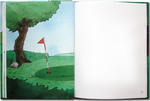 オリジナル絵本｢ゴルフの本｣ ページ14/15
