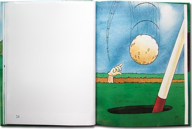 オリジナル絵本｢ゴルフの本｣ ページ24/25