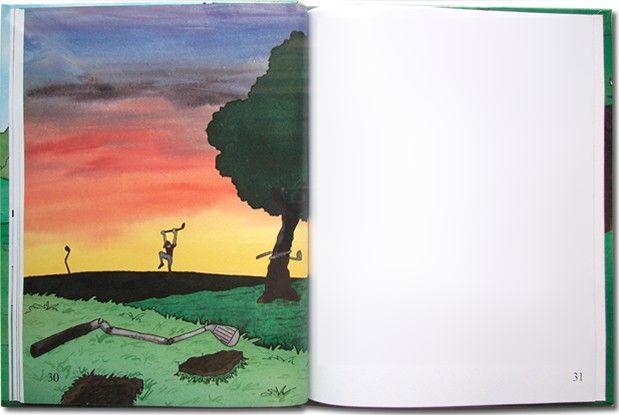 オリジナル絵本｢ゴルフの本｣ ページ30/31