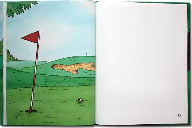 オリジナル絵本｢ゴルフの本｣ ページ34/35