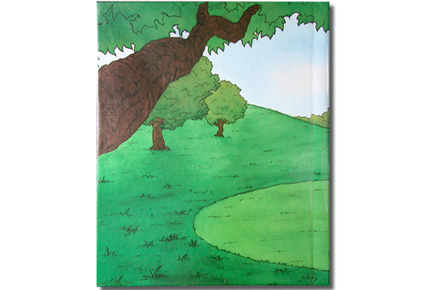 オリジナル絵本｢ゴルフの本｣ 裏表紙
