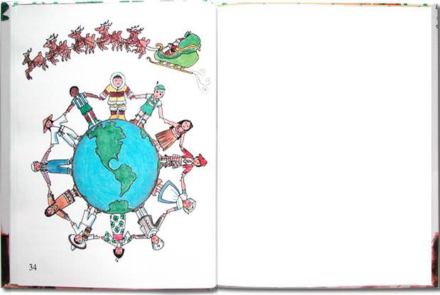 オリジナル絵本｢クリスマスの願いごと｣ ページ34/35