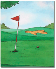 【ゴルフの本】【ゴルフを愛する大人たちに贈る痛快な絵本です。】